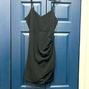 Short black mini dress- new